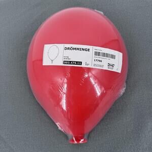IKEA DROMMINGE Balloon Wall Lamp Red Kids Room Light Night 003.479.11 400lm